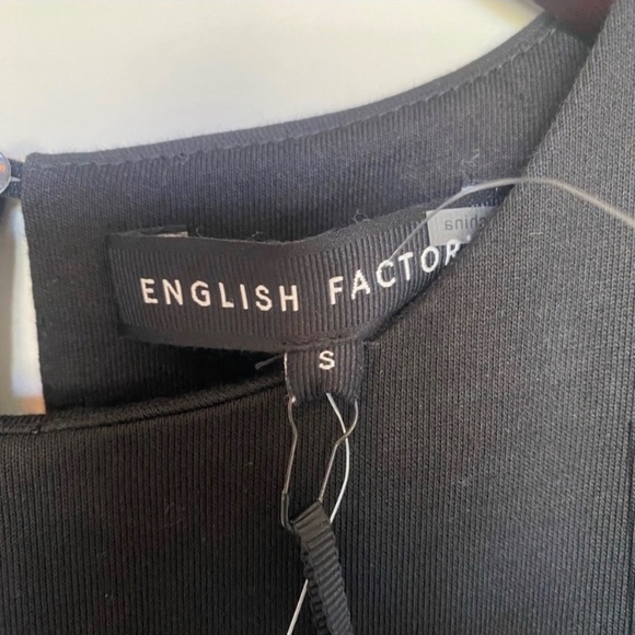 English Factory Mini Puff Skirt Dress Size Small NWT - Picture 5 of 5